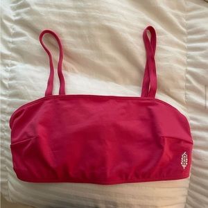 free people pink sports bra!